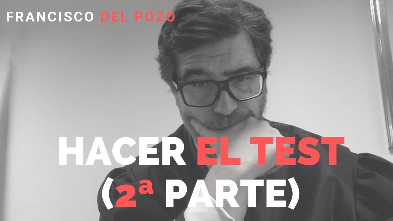 Examen tipo test. Segunda parte.