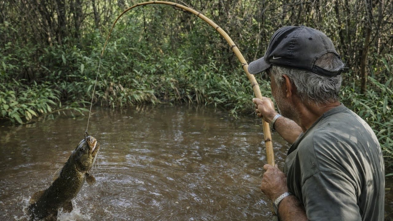 Uma traíra arrancou a piranha na minha frente… e descobri um brejo LOTADO delas!