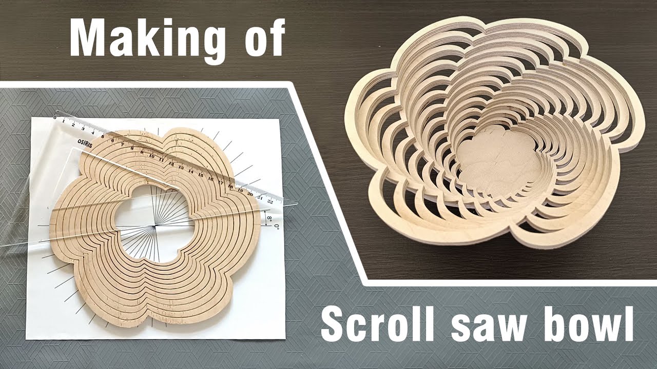 Making of Scroll saw bowl