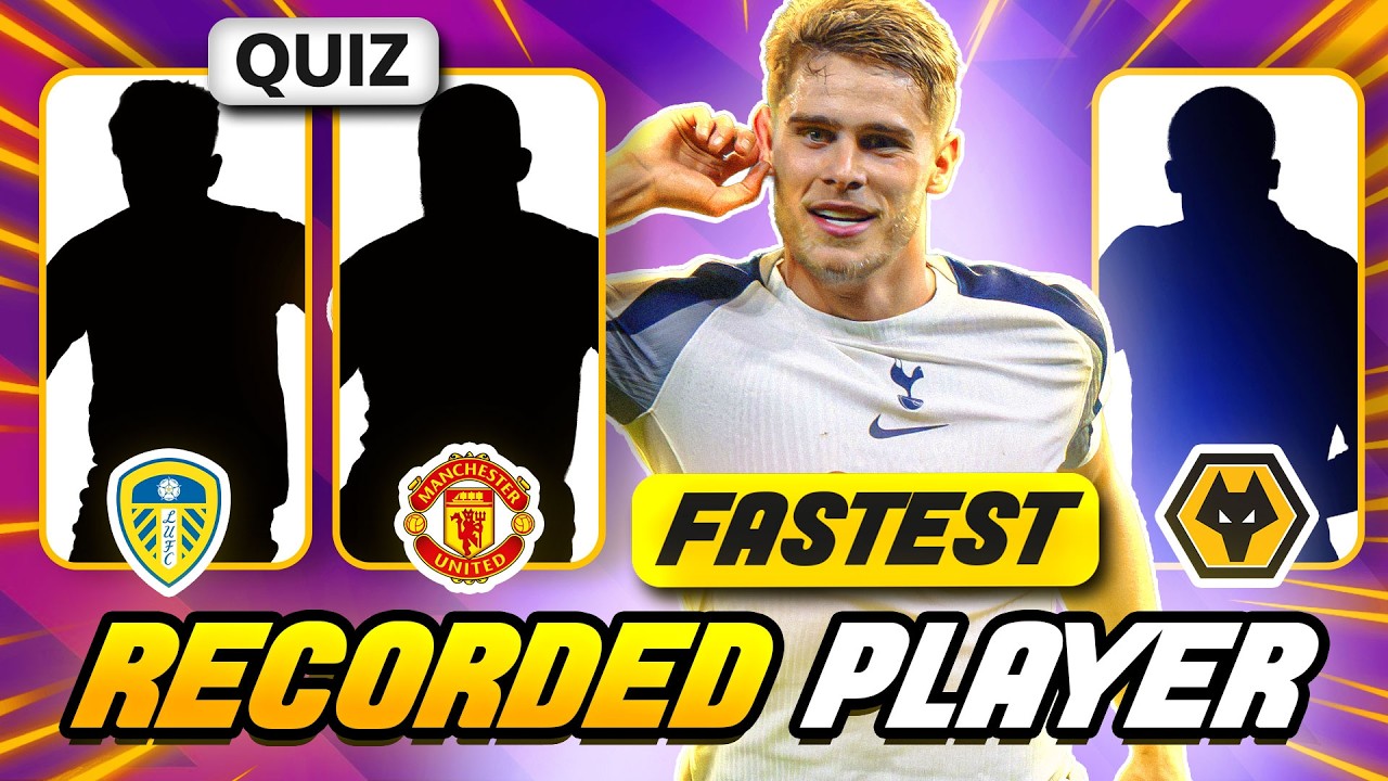 The Premier League Season so Far QUIZ! - Most Touches, Fastest Player, Unluckiest Team…