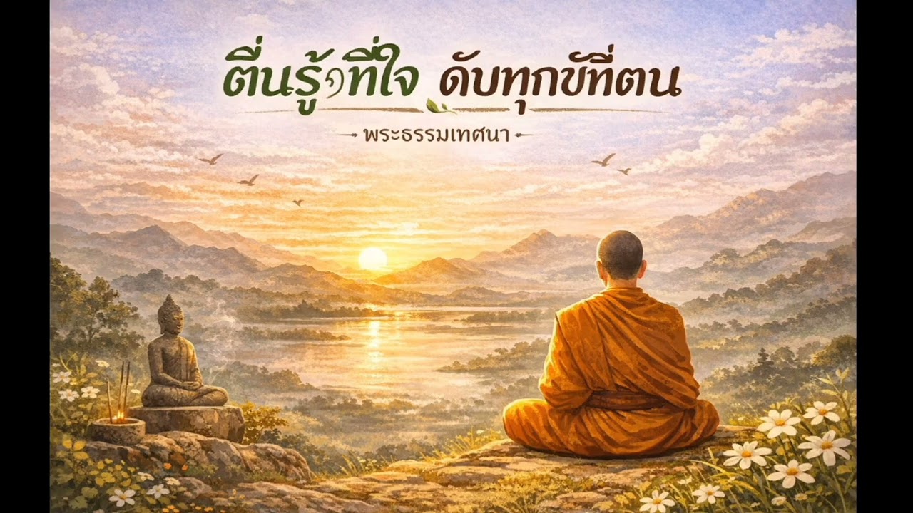 ธรรมะสอนใจ: ตื่นรู้ที่ใจ ดับทุกข์ที่ตน#ฟังธรรมะก่อนนอน#ธรรมะสอนใจ #viral 