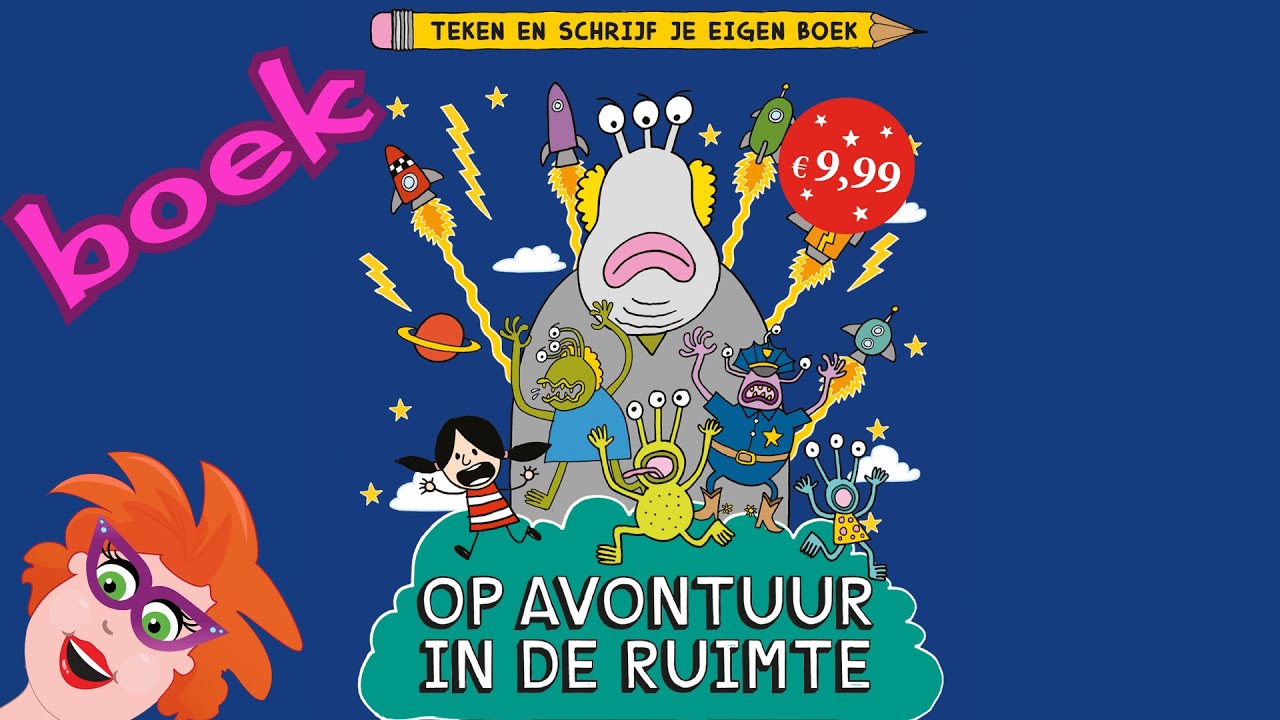 Op avontuur in de ruimte - Heel leuk boek voor kinderen