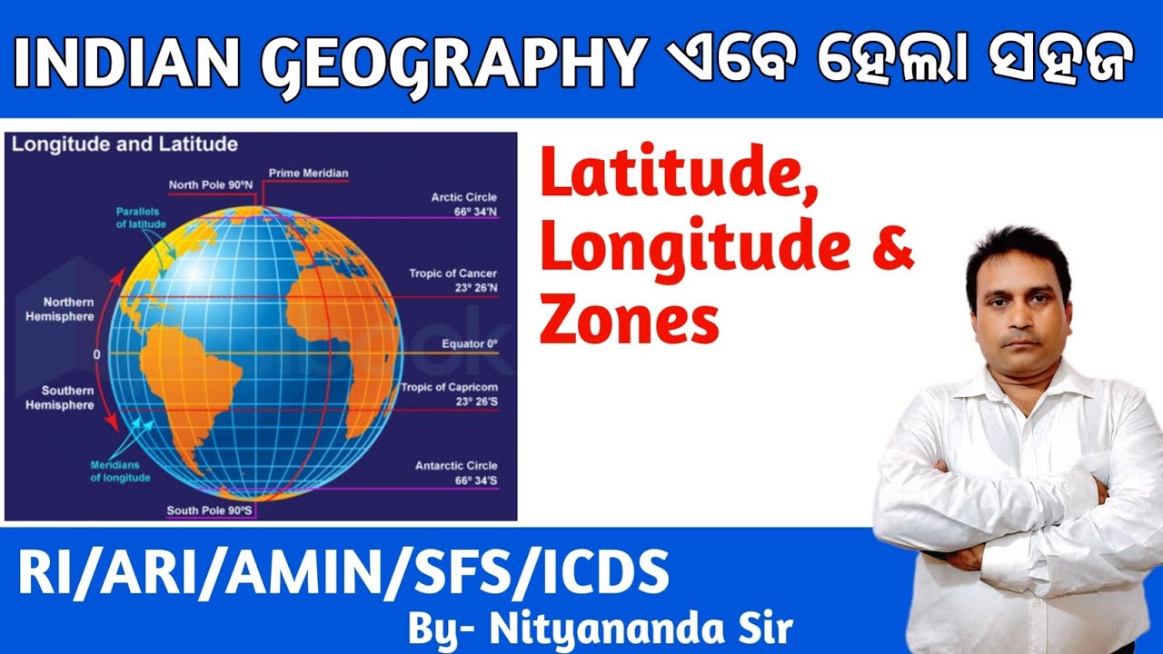 Indian Geography | Latitude, Longitude & Geographical Zones Explained | By Nityananda Sir