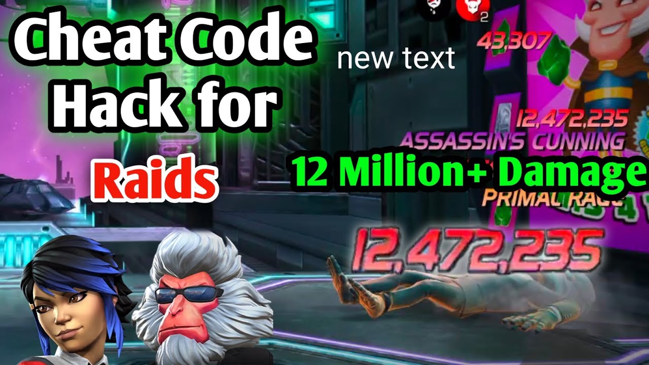 A Cheat Code Hack for Alliance Raid / 12 million + damage / mcoc