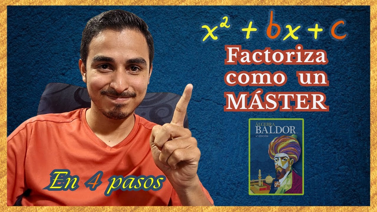 Factoriza y DOMINA el trinomio x2+bx+c en TIEMPO RÉCORD