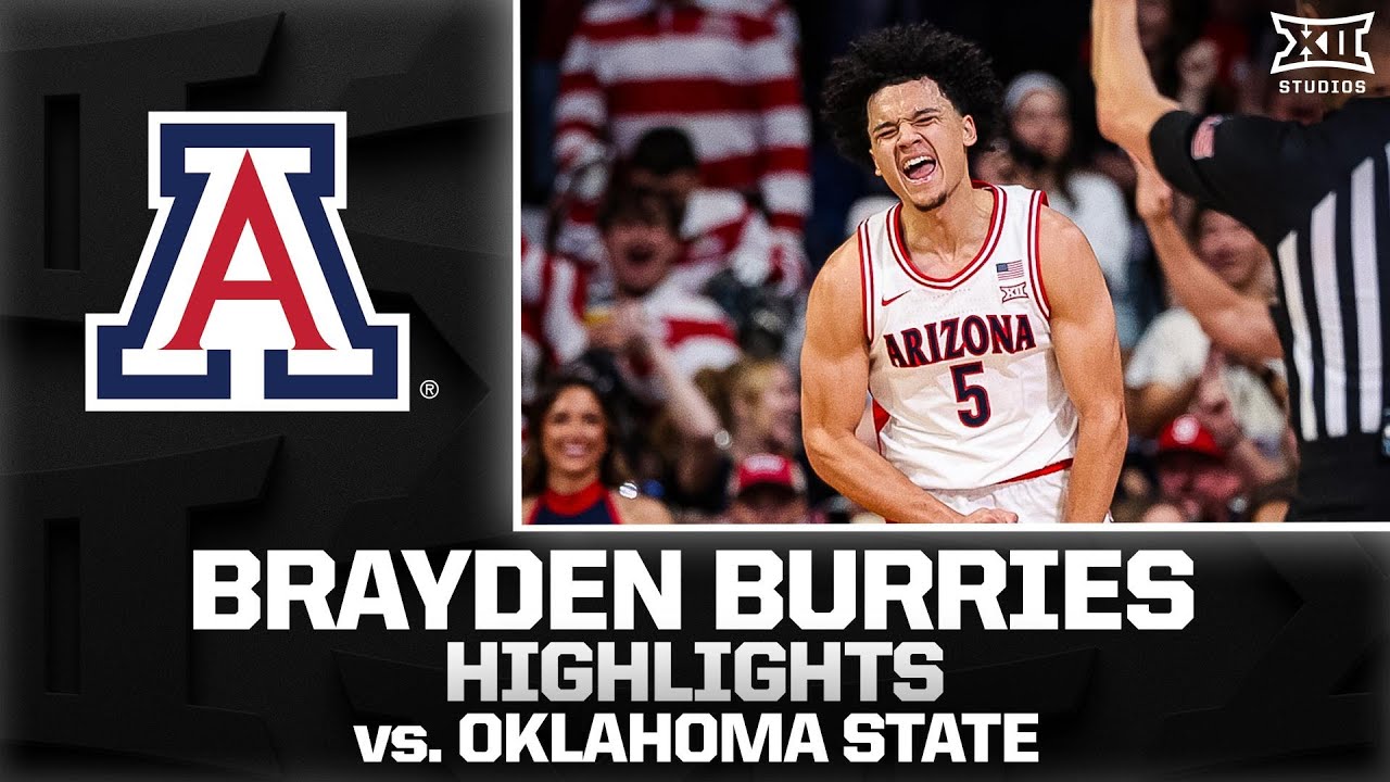 Brayden Burries Highlights vs. Oklahoma State | 2025-26 Big 12 Men's Basketball