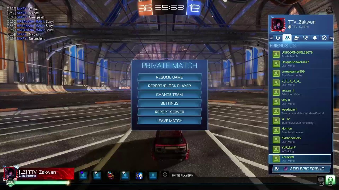 Rocket League with Viewers