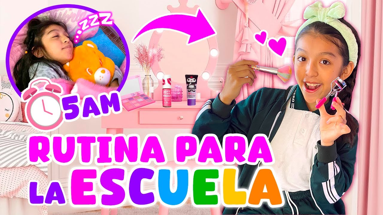 🎒RUTINA DE MAÑANA PARA LA ESCUELA⏰lYo soy Aranza💕
