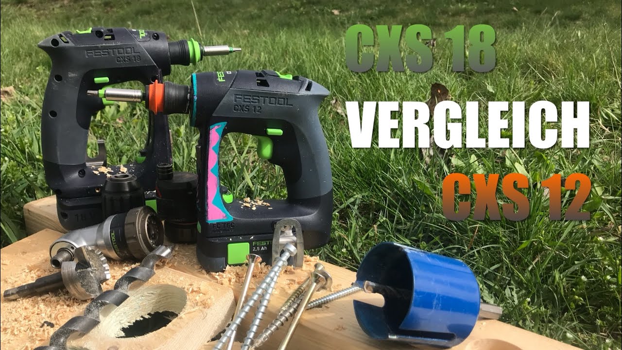 Vergleich Festool CXS 18 CXS 12 #cxs12 #cxs18