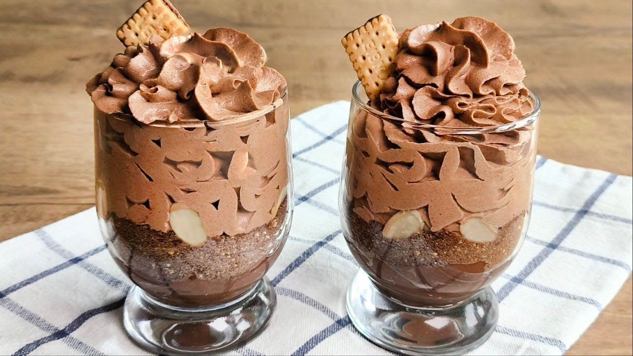 Десерт шоколадного мусса за 5 минут! Быстрый летний десерт! Все хотят этот рецепт!