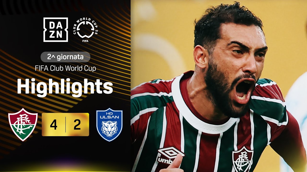 Poker dei brasiliani, sudcoreani ELIMINATI: Fluminense-Ulsan HD 4-2 | FIFA CWC | DAZN Highlights