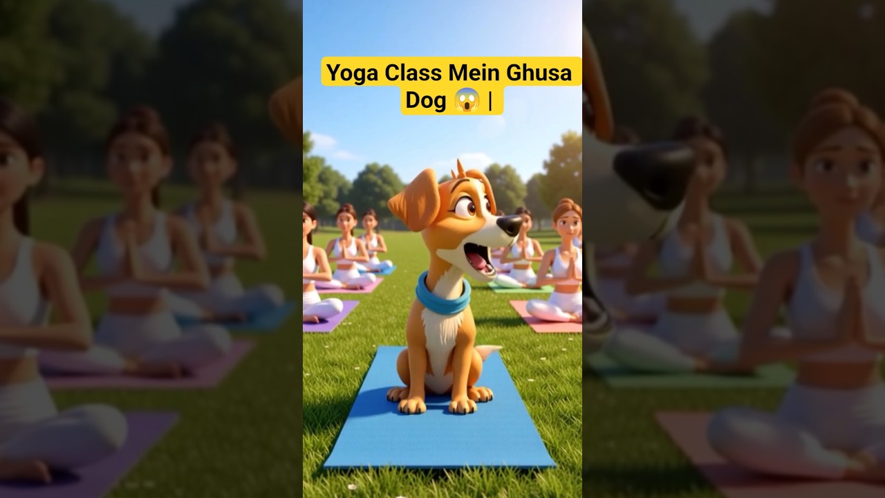 Yoga Class Mein Ghusa Dog 😱 | Funny Dog Story|