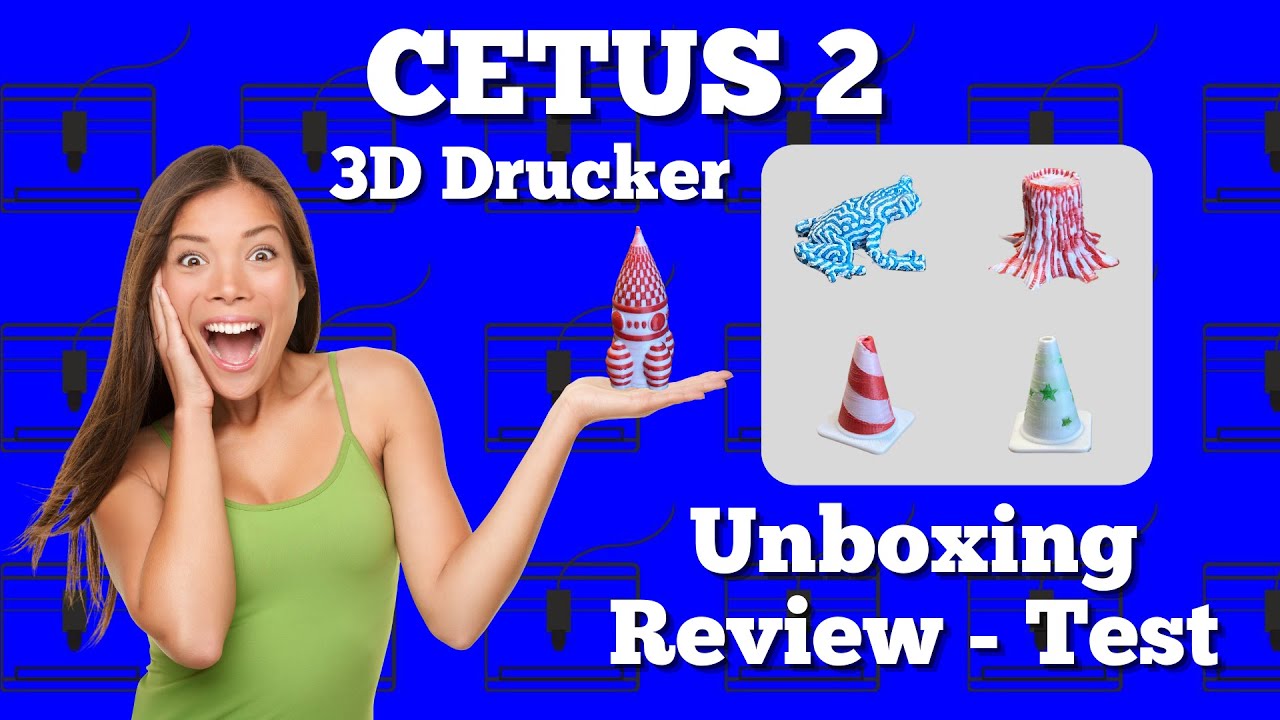Cetus3D Cetus2 3D Drucker mit besonderem Feature - 2x Filament 1x Nozzle  0x Müll - Review [2023]