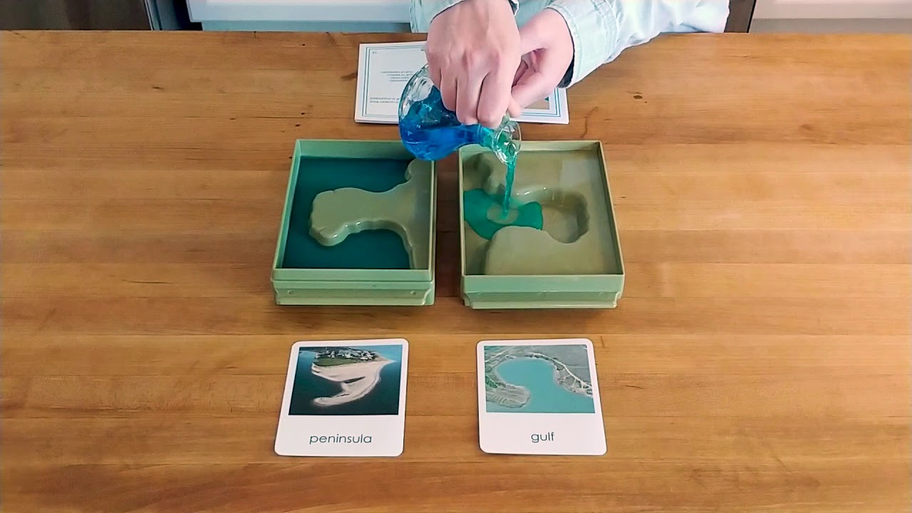 Montessori Land And Water Forms