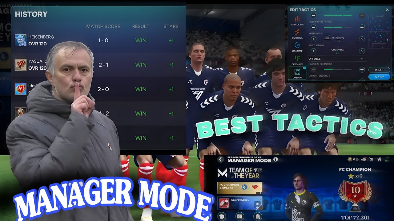How I Reached 10 Stars in Manager Mode ⭐ | 3 Pro Tips That Actually Work😱🛐 
