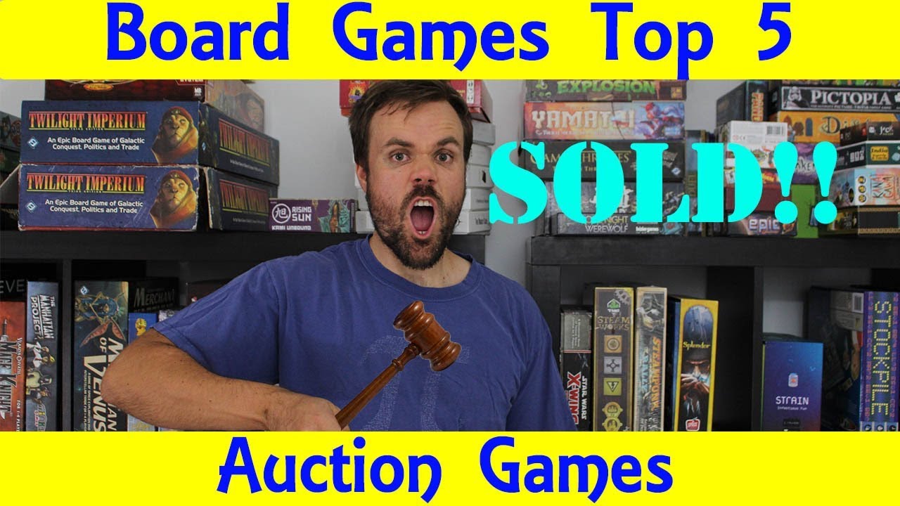 Top 5 Auction Based Board Games
