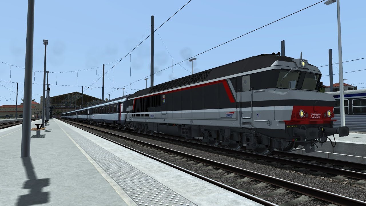 Train Simulator 2018 - Corail intercité Marseille Martigues avec la CC 72030