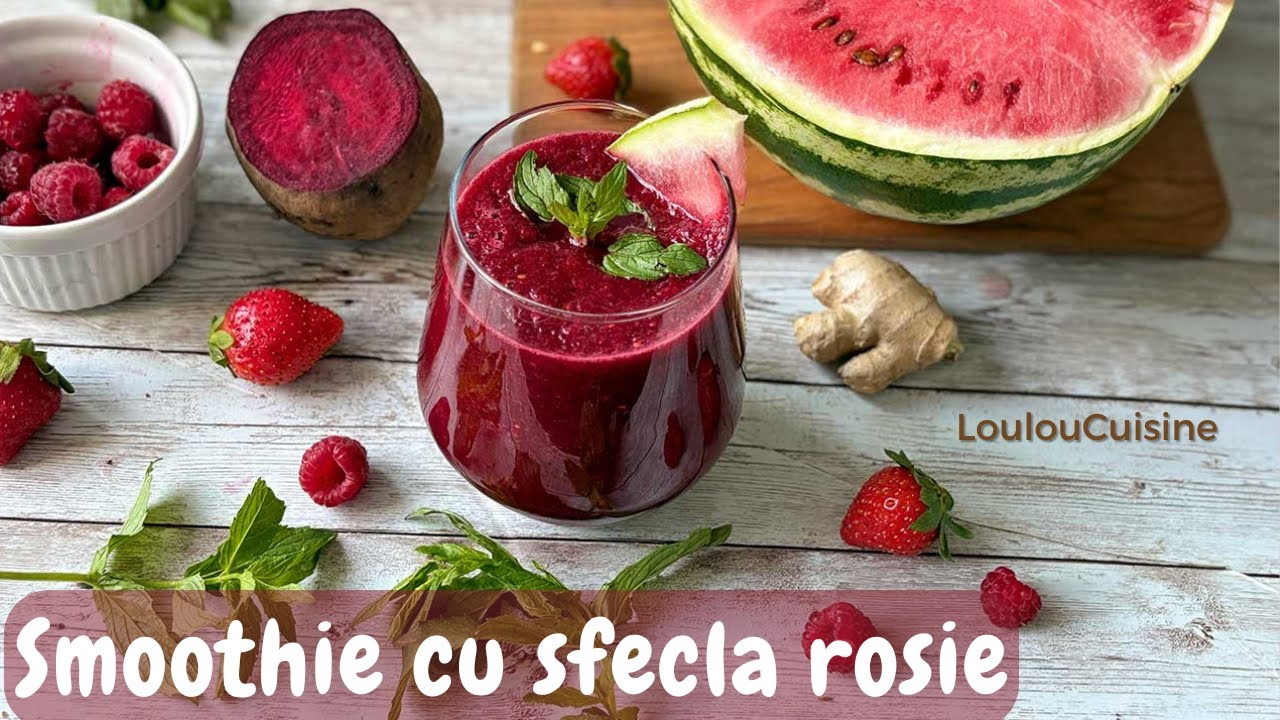 Smoothie cu sfecla rosie -  bogat in nutrienti, cu un gust senzational