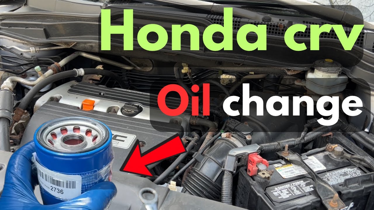 DIY Honda CRV Oil Change (2007-2009) - Step-by-Step Guide