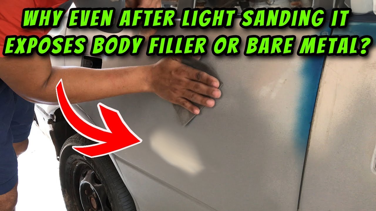 Why Primer Comes Off Immediately After Sanding: Common Mistakes Exposing Body Filler or Bare Surface