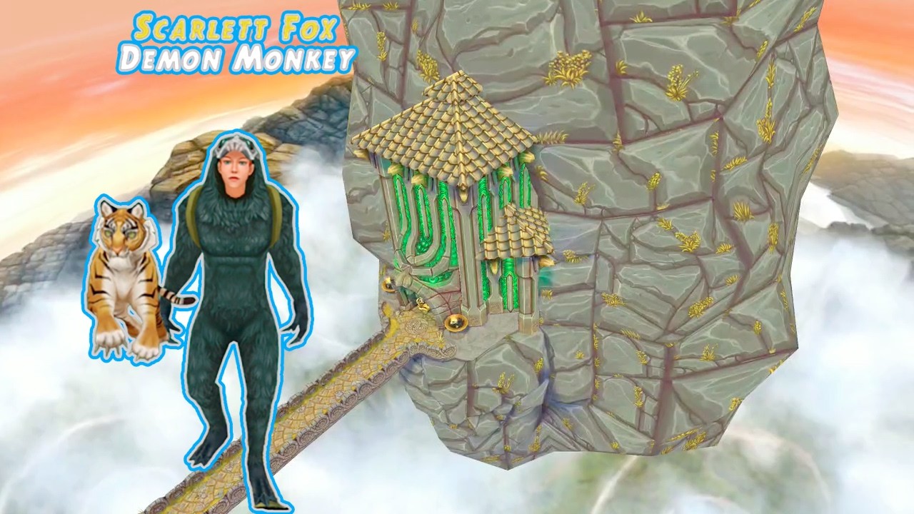iGameMix🏦TEMPLE RUN 2 SCARLET FOX DEMON MONKEY TIGER PET🔥FULLSCREEN 2026🥰 #1418