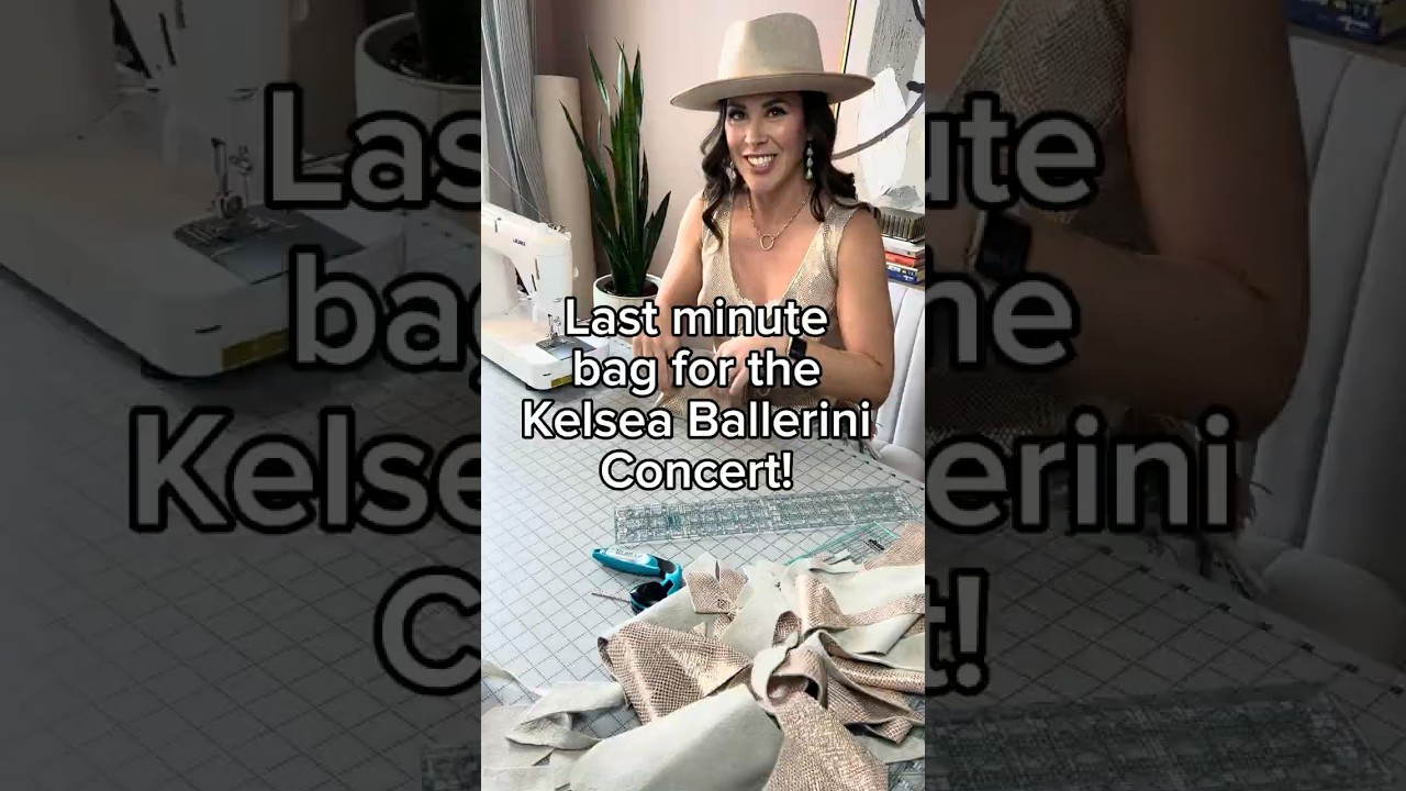 Sewing a Leather Purse on the fly #sewingtiktok #diy #sewingtutorial
