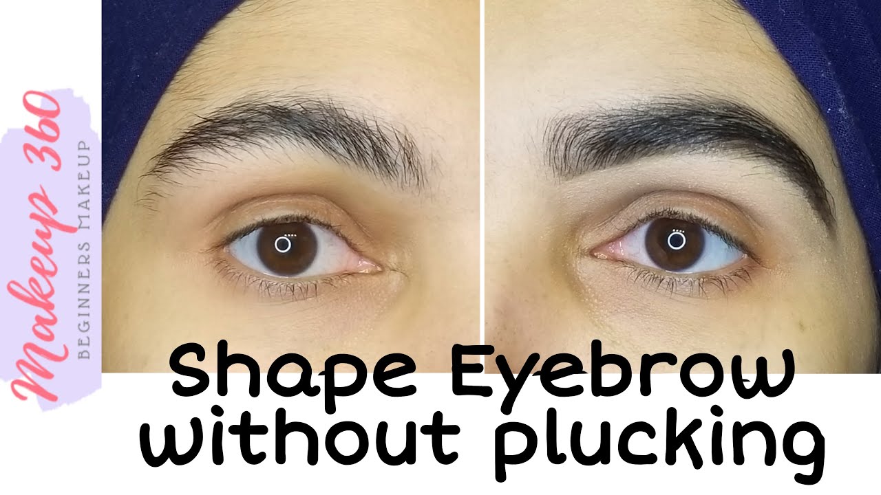 How To Art Unplucked Eyebrows-Halal Eyebrow Routine-How to fill Eyebrow without plucking.