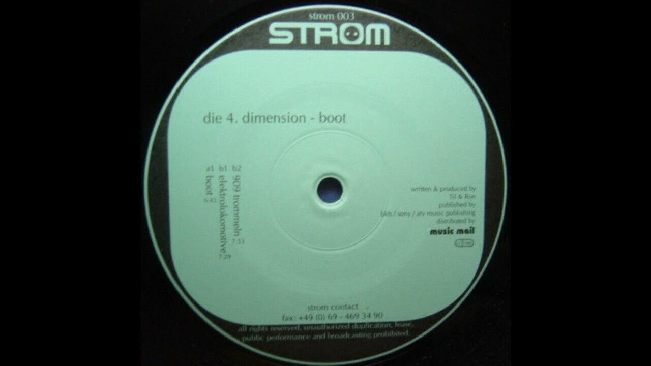 Die 4. Dimension - Boot (Techno 1997)