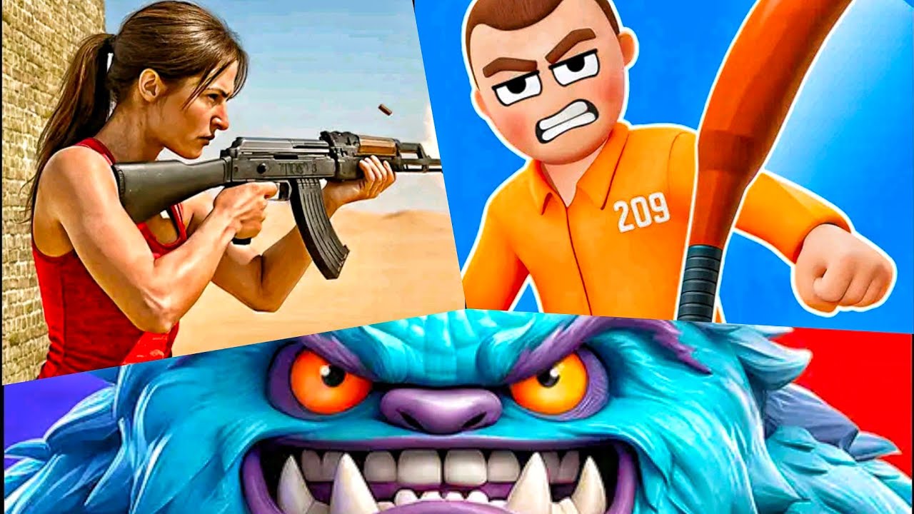 Crazy Cop: Fighting Games | Gun Girl: War Shooting Games | Runofstone