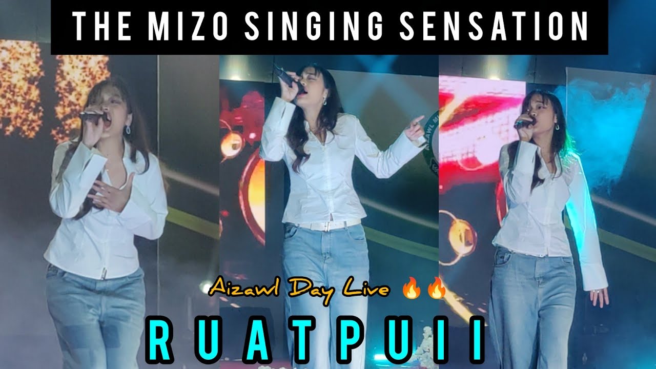 Ruatpuii, The Mizo Singing Sensation, Rocks AIZAWL  Day LIVE! 🔥🎤 @ruatpuiidarngawn #ruatpuii 