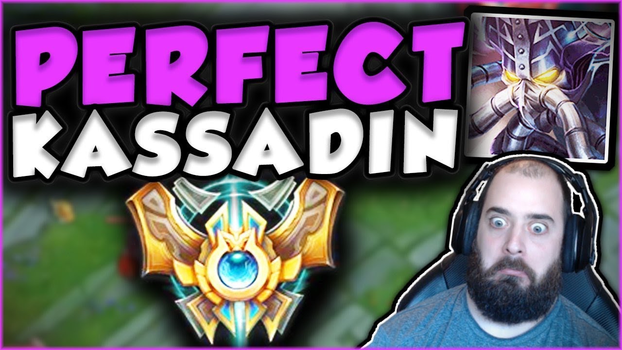 THE PERFECT KASSADIN GAME! CHALLENGER ELO IS TOO EASY! KASSADIN MID GAMEPLAY! - League of Legends