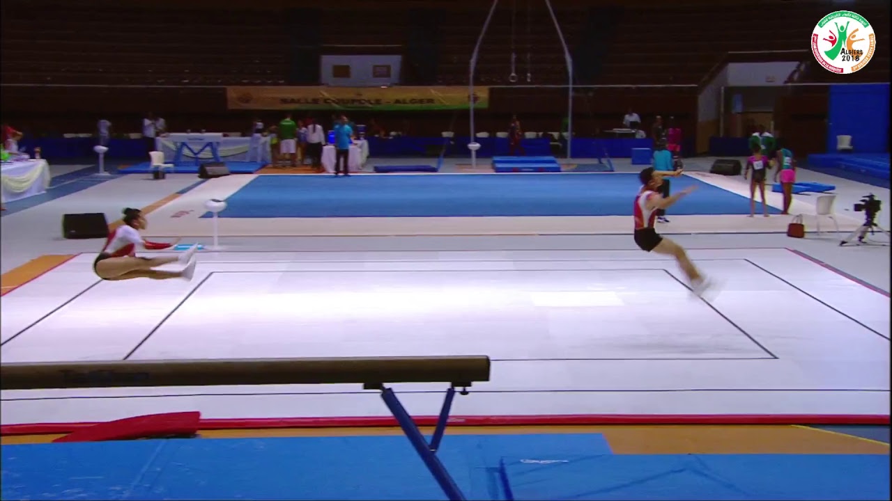Gymnastique Salle la Coupole Jeux africains de la jeunesse -Alger 21-07-2018-