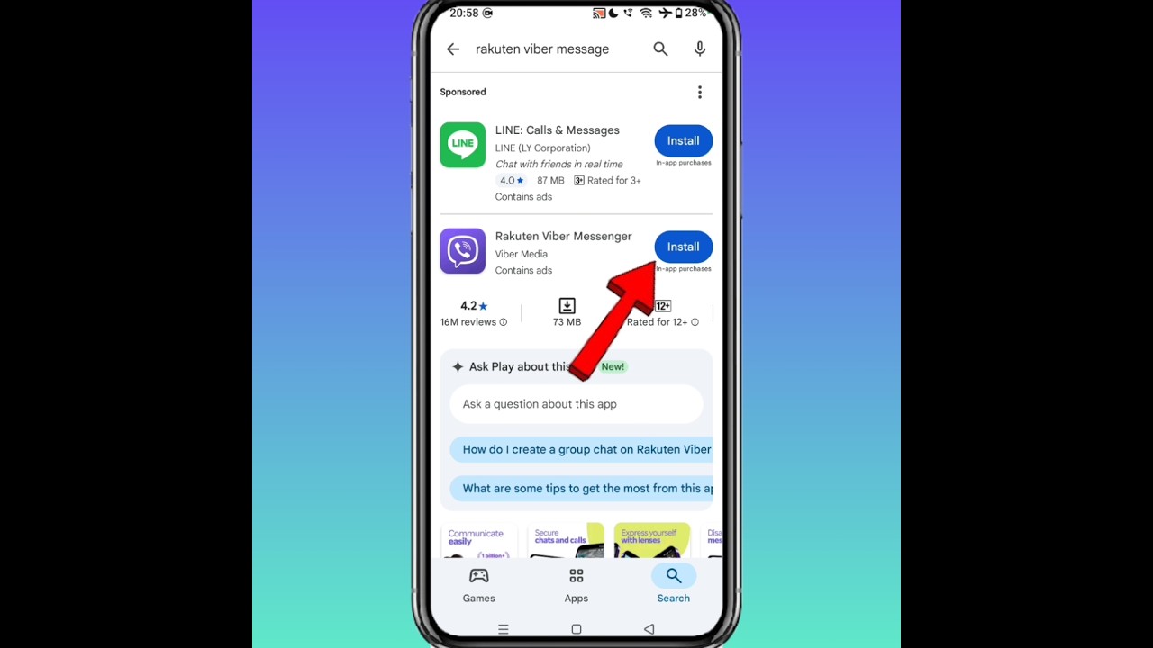 How To Install Rekuten Viber Messenger  App || Download Rekuten Viber Messenger