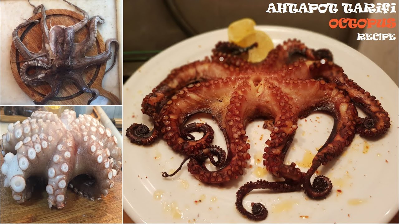 TÜM DETAYLARI İLE AHTAPOT NASIL PİŞİRİLİR!!! - Deniz Yemeklerinden Ahtapot Tarifi - Octopus  #reklam