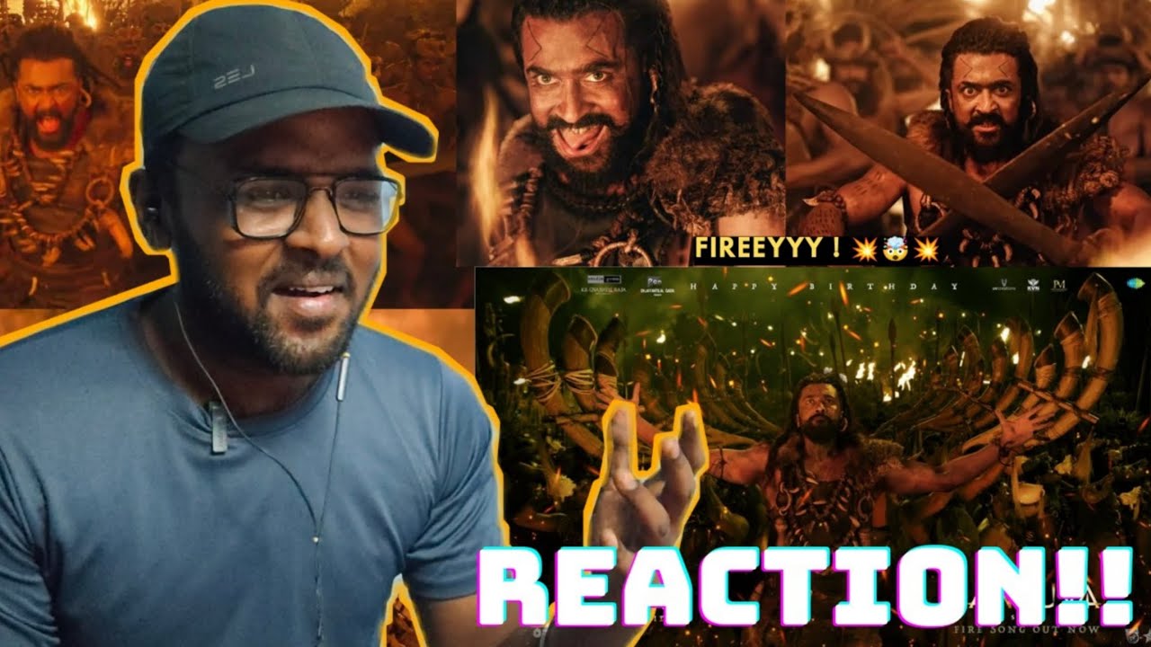 Kanguva - Fire Song Lyric Video | REACTION!! | Suriya | Devi Sri Prasad | Siva | Studio Green
