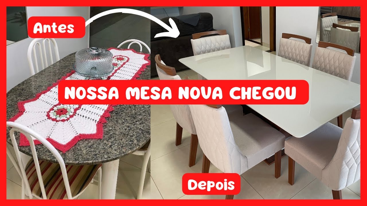 MONTAMOS NOSSA MESA NOVA + CHEGOU ANTES DO PREVISTO + ELA &Eacute; MUITO LINDA | Luana Mariano