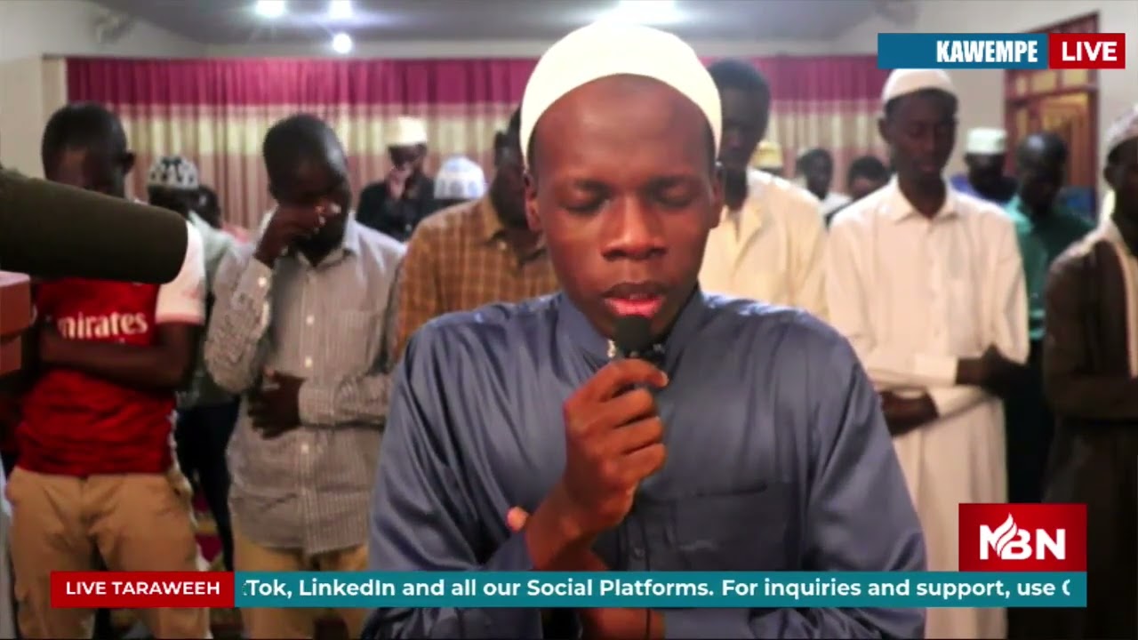 TARAWEEH ELEVENTH 11TH NIGHT YEAR 1444 | HAFIDH MUWADA SWALAHUDEEN & HAFIDH TWAHA LUBEGA