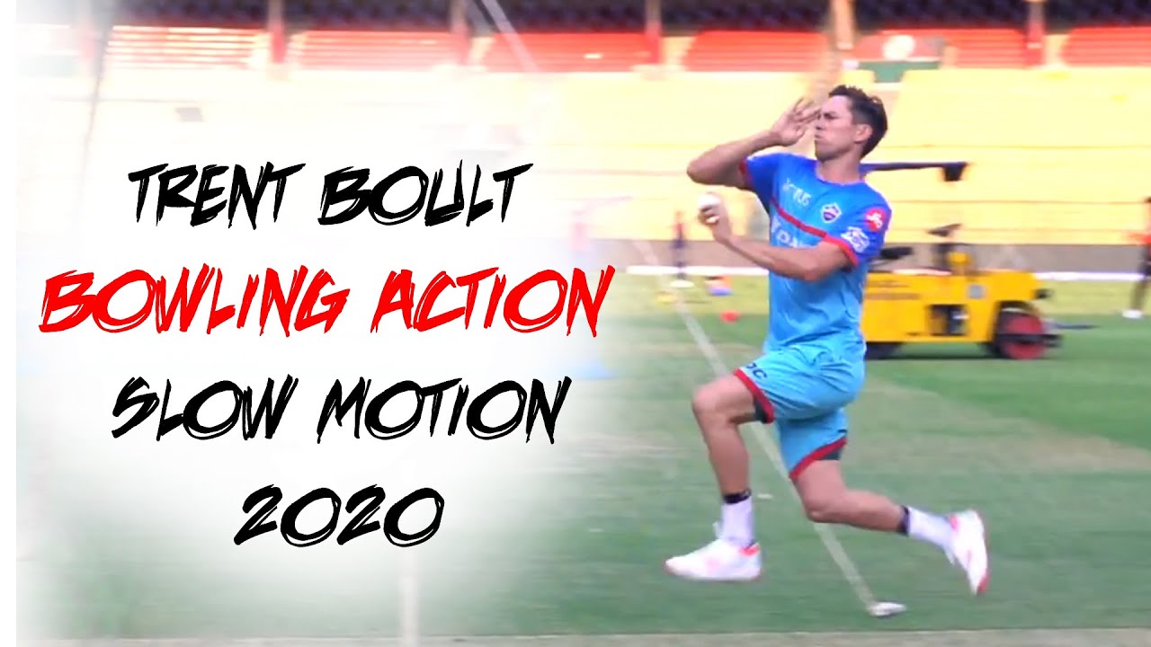 Trent Boult Bowling Action - Slow Motion