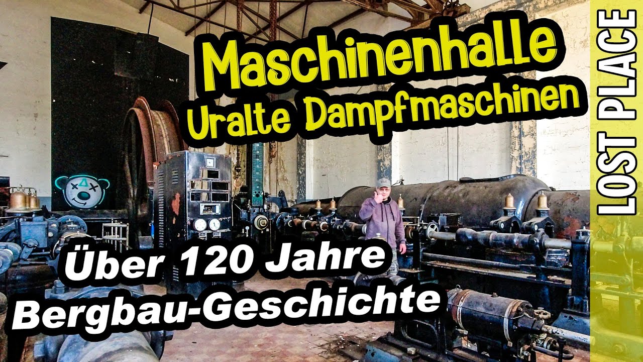 Lost Place Zeche | Maschinenhalle mit Dampfmaschinen | historischer Bergbau im Ruhrgebiet