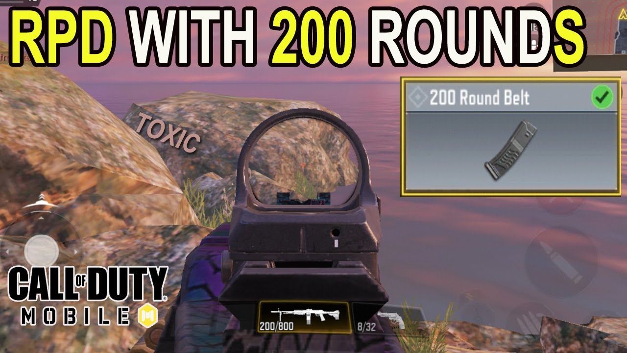 New 200 rounds RPD breaks game 😢 in COD Mobile | New Gunsmith Update in Call of Duty Mobile