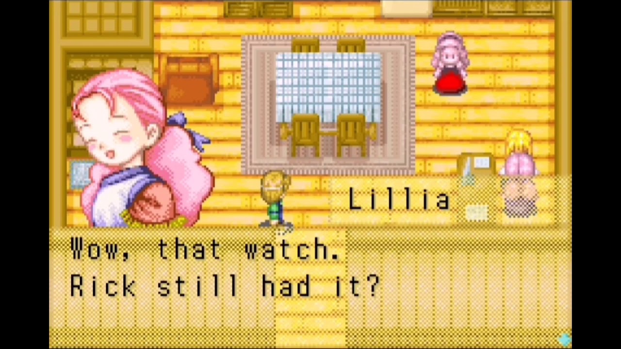 Harvest Moon Friends in Mineral Town Rick All Heart Events
