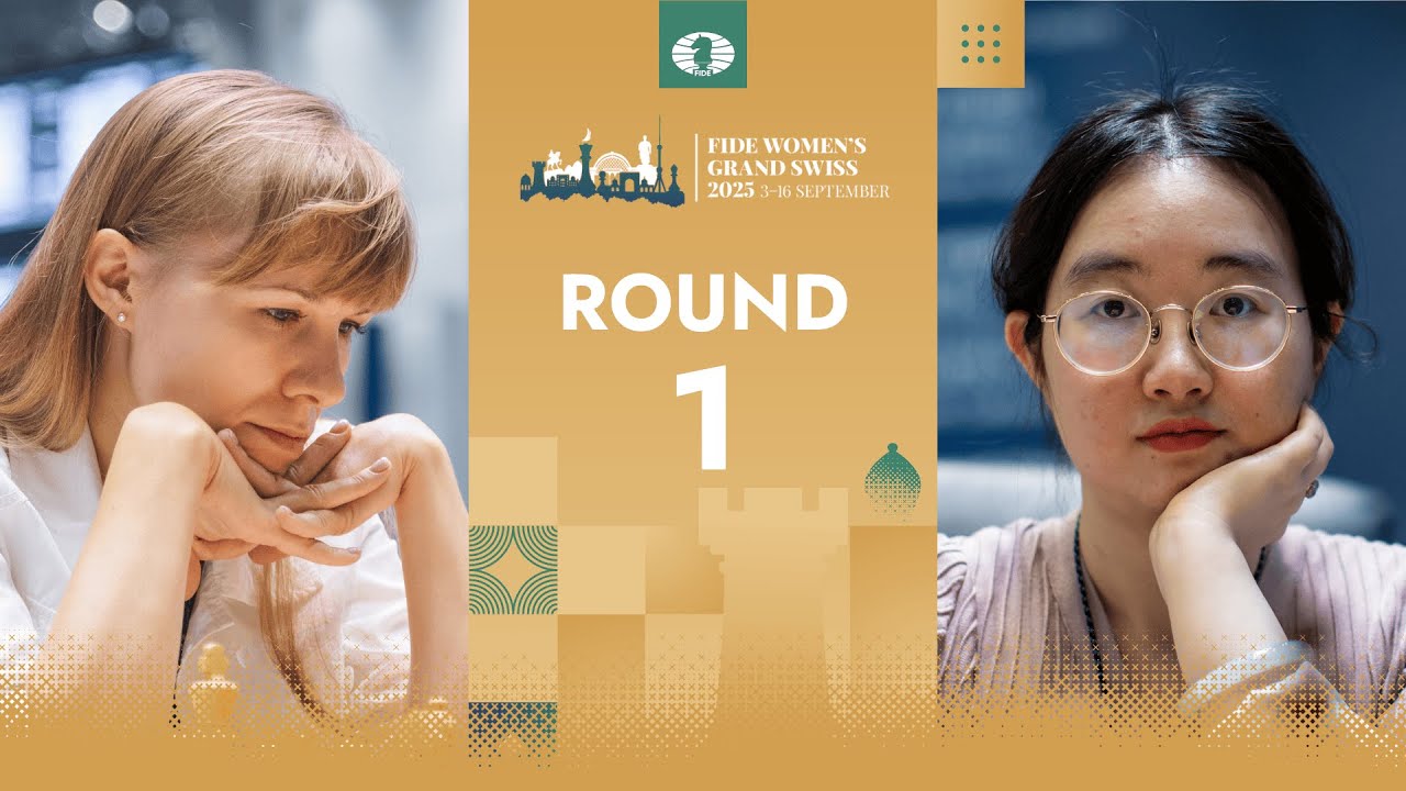 Olga Girya VS Tan Zhongyi 🇨🇳 | FIDE Women’s Grand Swiss 2025 | Round 1 | Board 2