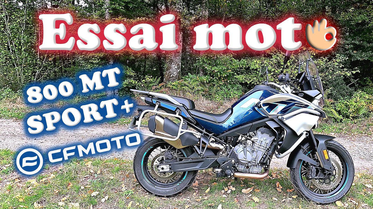 Essai de la CF Moto 800 MT - Une moto facile et confortable  -  Une vraie bonne surprise !😁