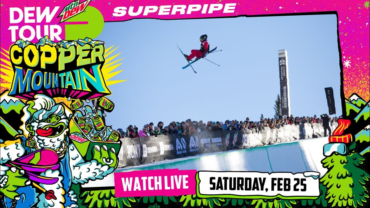 WATCH: Men's Ski Superpipe Final | Dew Tour Copper 2023