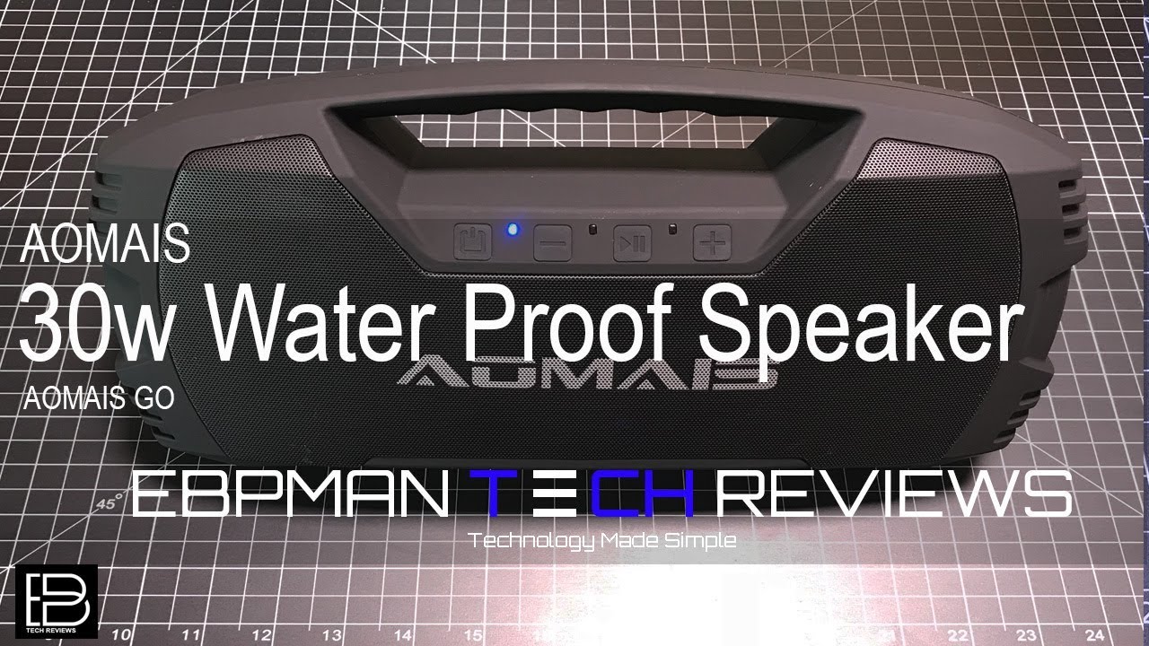 Bass Blasting 30w Water Proof Speaker from AOMAIS!  Perfect for Outdoor or Indoor use!