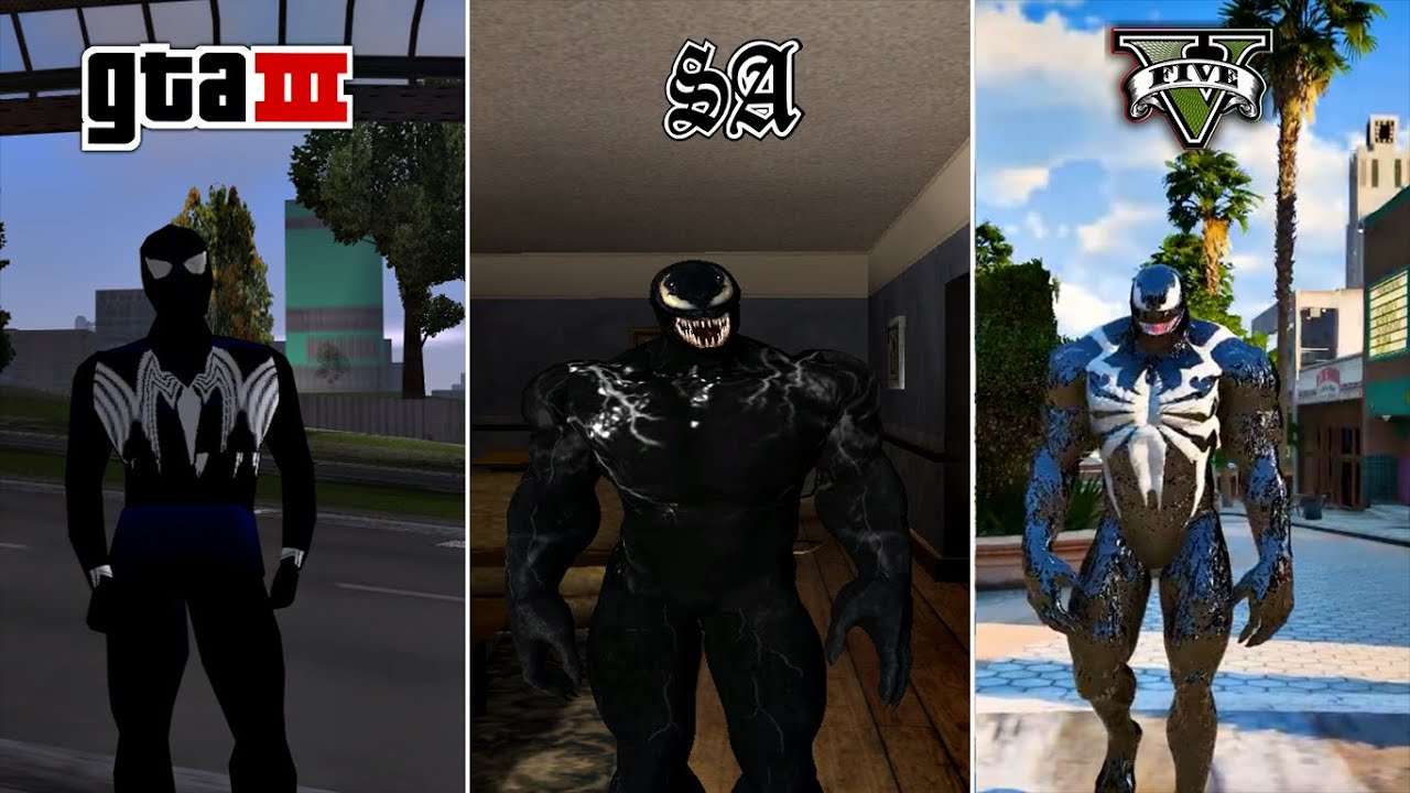 Venom in GTA Games (Evolution)