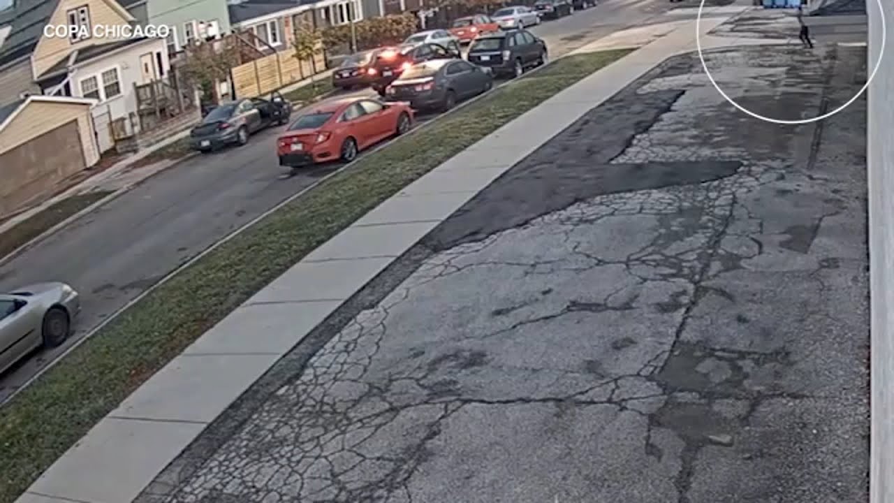 WATCH: Surveillance footage shows Logan Square shootout between mayor's security, robbers