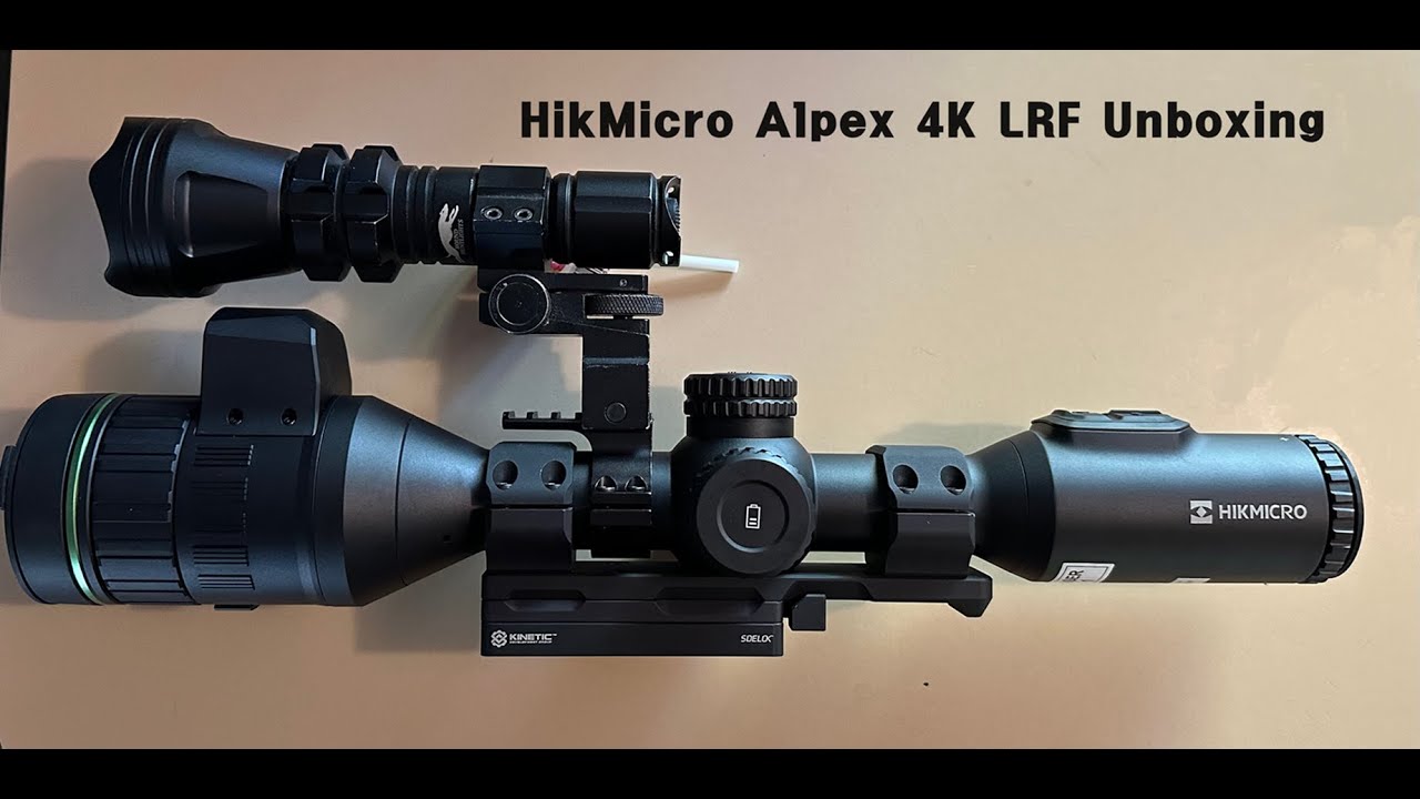 Распаковка HikMicro Alpex 4K LRF