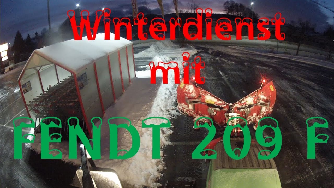 ★Fendt 209 F TMS★Winterdienst★Schneeräumen★2018★ #5