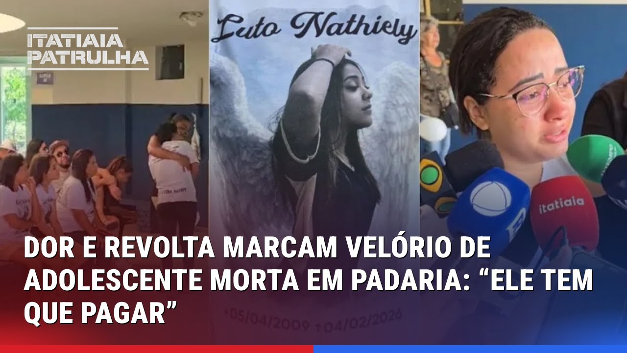 DOR E REVOLTA MARCAM VELÓRIO DE ADOLESCENTE MORTA EM PADARIA NA GRANDE BH: “ELE TEM QUE PAGAR”